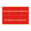für Lithium-Ionen-Batterien - for lithium-ion batteries