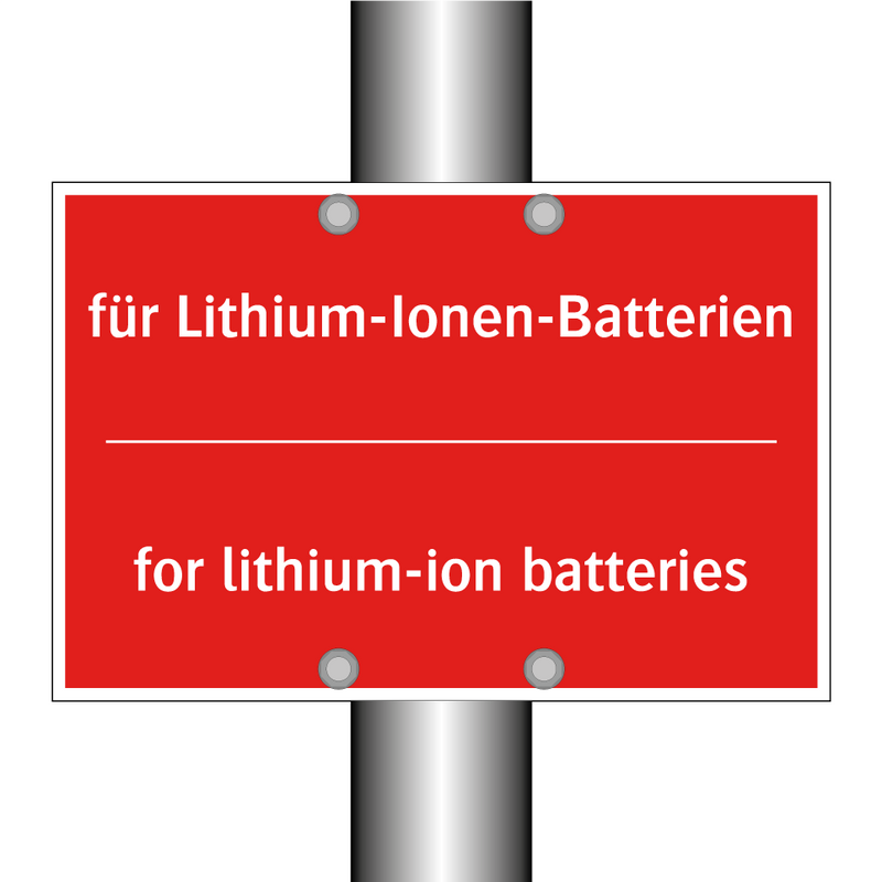 für Lithium-Ionen-Batterien - for lithium-ion batteries
