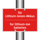 für Lithium-lonen-Akkus - for lithium-ion batteries