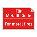 Für Metallbrände - For metal fires