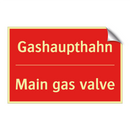 Gashaupthahn - Main gas valve