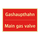 Gashaupthahn - Main gas valve