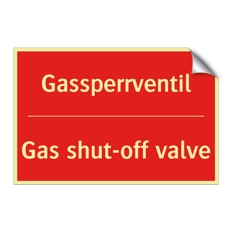 Gassperrventil - Gas shut-off valve