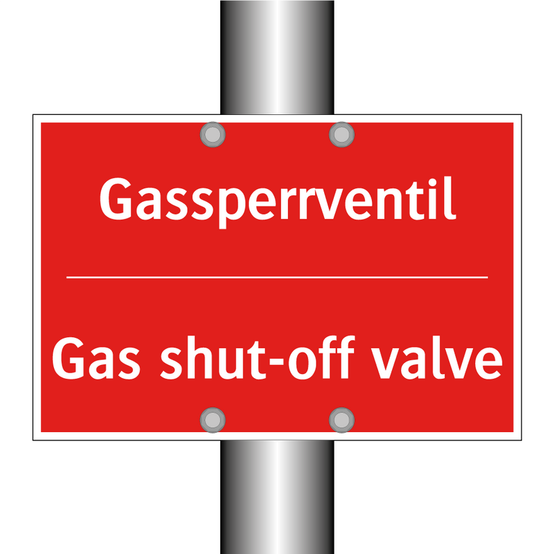 Gassperrventil - Gas shut-off valve