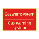 Gaswarnsystem - Gas warning system