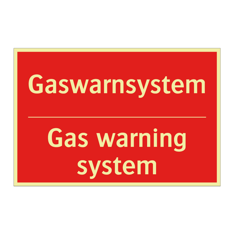 Gaswarnsystem - Gas warning system