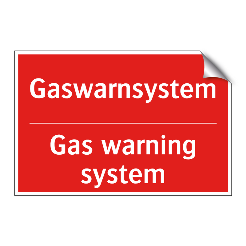 Gaswarnsystem - Gas warning system