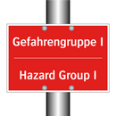 Gefahrengruppe I - Hazard Group I