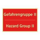Gefahrengruppe II - Hazard Group II