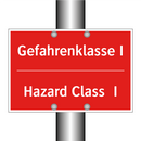 Gefahrenklasse I - Hazard Class I