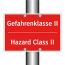 Gefahrenklasse II - Hazard Class II