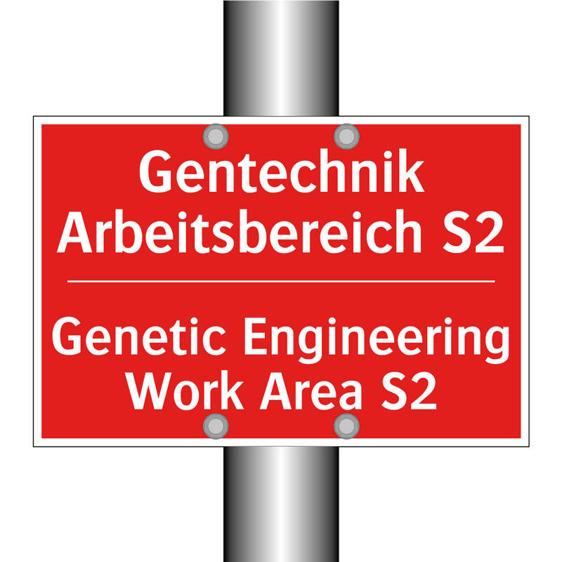 Gentechnik Arbeitsbereich S2 - Genetic Engineering Work Area /.../