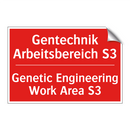 Gentechnik Arbeitsbereich S3 - Genetic Engineering Work Area /.../
