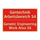 Gentechnik Arbeitsbereich S4 - Genetic Engineering Work Area /.../