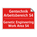 Gentechnik Arbeitsbereich S4 - Genetic Engineering Work Area /.../