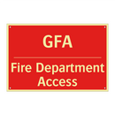GFA - Fire Department Access