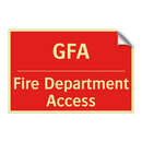 GFA - Fire Department Access