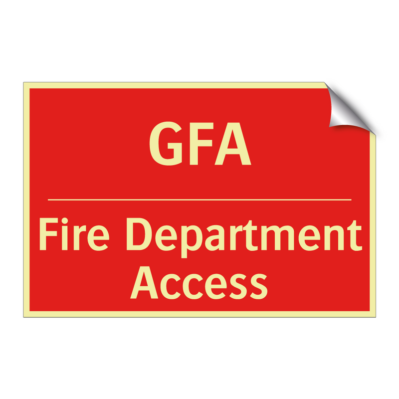 GFA - Fire Department Access