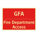 GFA - Fire Department Access