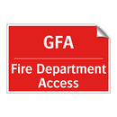 GFA - Fire Department Access