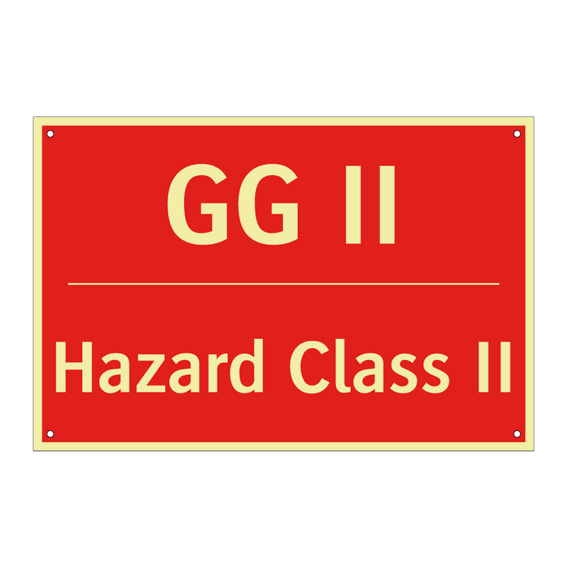 GG II - Hazard Class II
