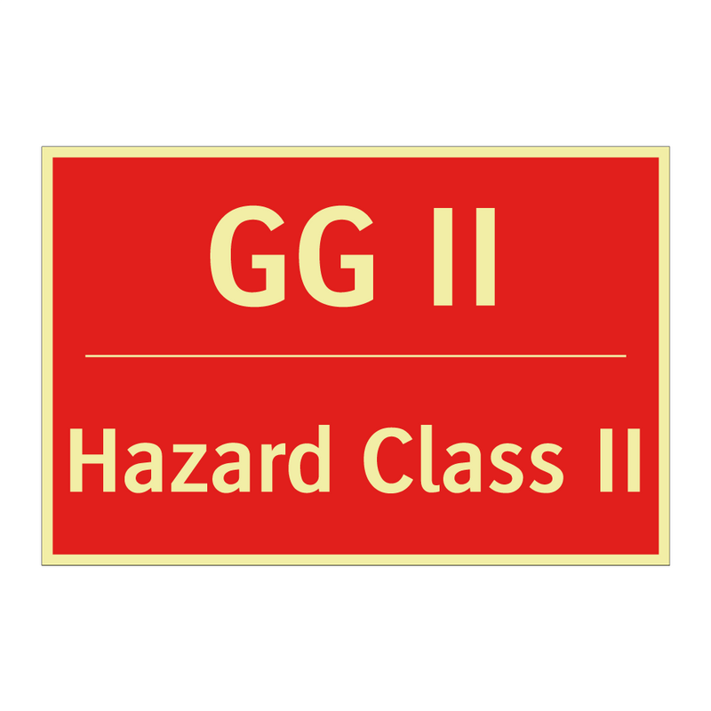 GG II - Hazard Class II
