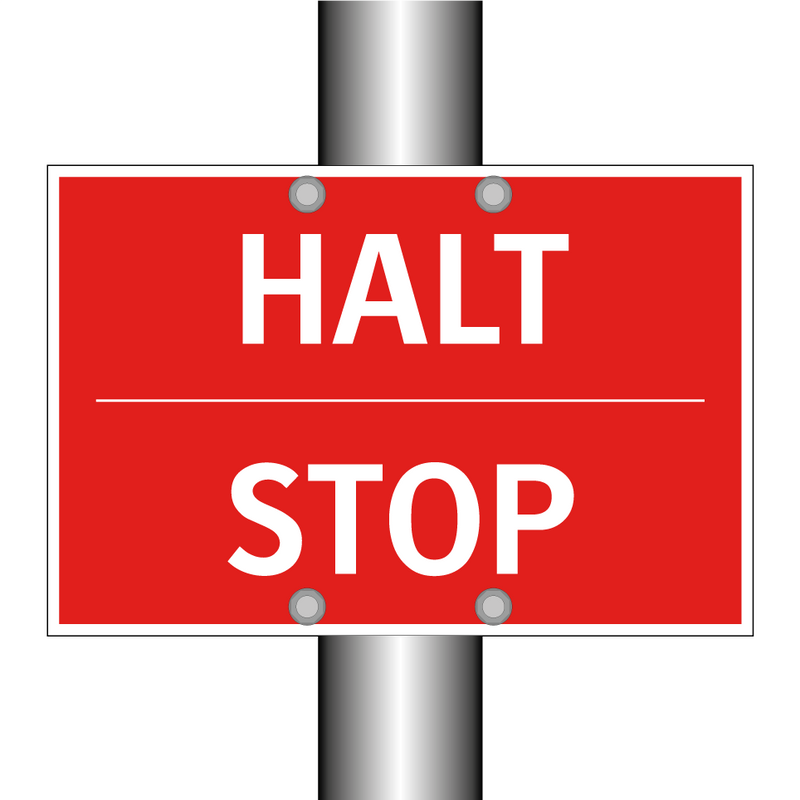 HALT - STOP