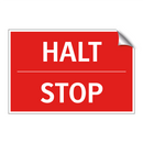 HALT - STOP