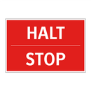 HALT - STOP