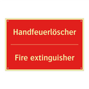 Handfeuerlöscher - Fire extinguisher