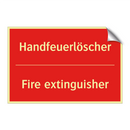 Handfeuerlöscher - Fire extinguisher