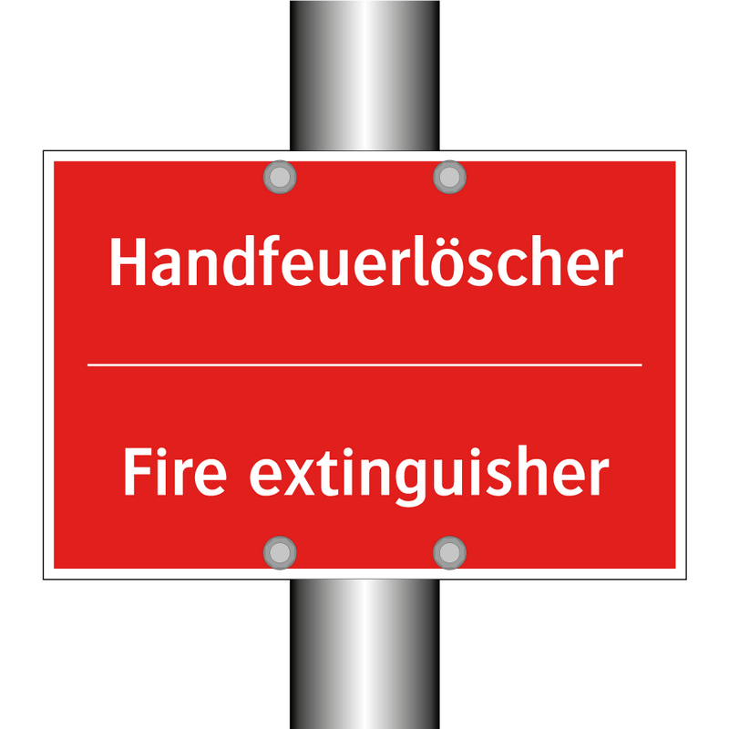 Handfeuerlöscher - Fire extinguisher