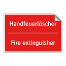 Handfeuerlöscher - Fire extinguisher