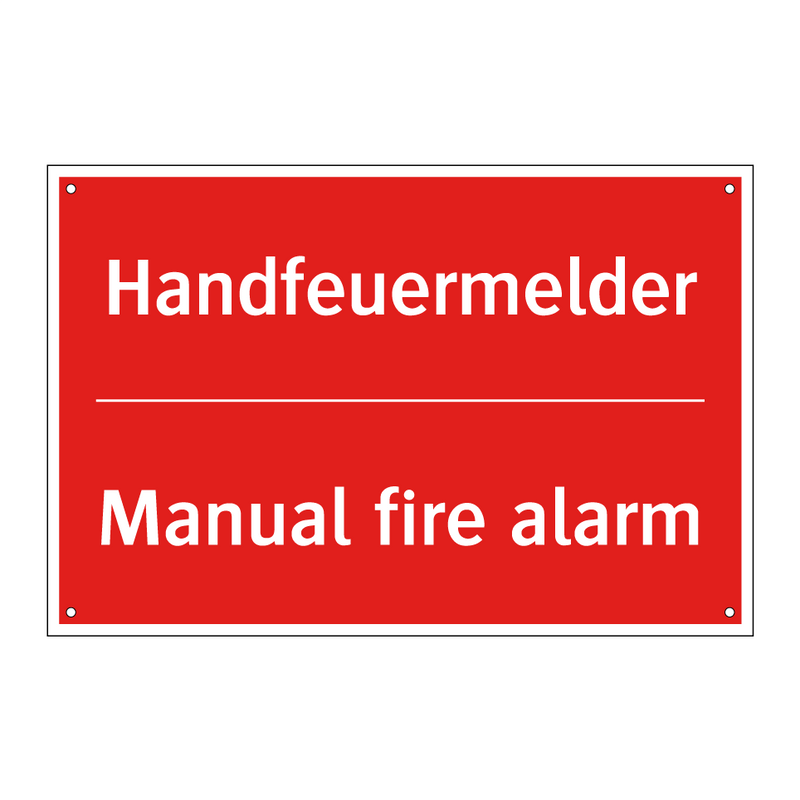 Handfeuermelder - Manual fire alarm