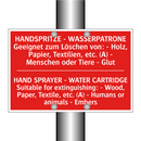 HANDSPRITZE - WASSERPATRONE Geeignet /.../ - HAND SPRAYER - WATER CARTRIDGE /.../