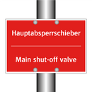 Hauptabsperrschieber - Main shut-off valve
