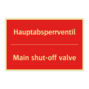 Hauptabsperrventil - Main shut-off valve