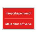 Hauptabsperrventil - Main shut-off valve