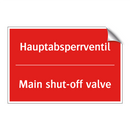 Hauptabsperrventil - Main shut-off valve