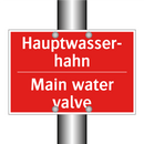 Hauptwasser- hahn - Main water valve
