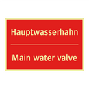 Hauptwasserhahn - Main water valve