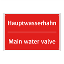 Hauptwasserhahn - Main water valve