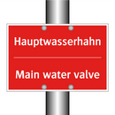 Hauptwasserhahn - Main water valve