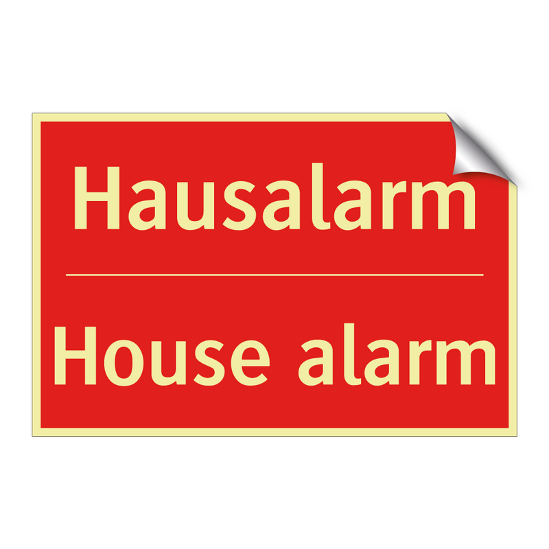 Hausalarm - House alarm