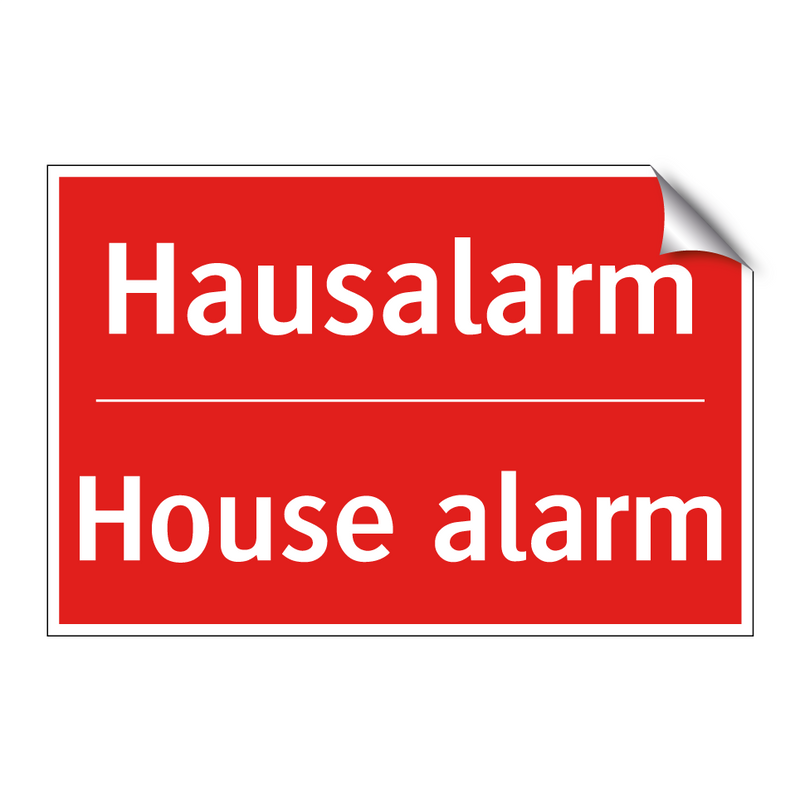 Hausalarm - House alarm