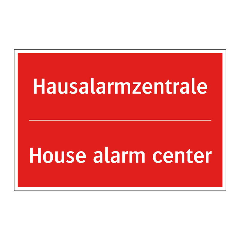 Hausalarmzentrale - House alarm center