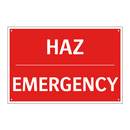 HAZ - EMERGENCY