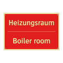 Heizungsraum - Boiler room