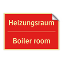 Heizungsraum - Boiler room
