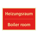 Heizungsraum - Boiler room